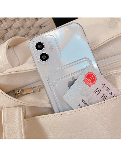 eybag Phone Case For iPhone 11 12 13 Mini case For iphone 11 Pro X XS Max XR 7 8 Plus SE Case Cover Soft Silicone Wallet Card Holder