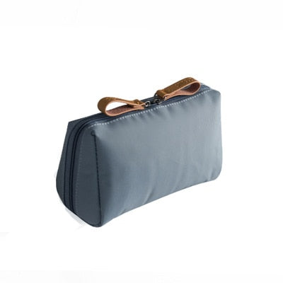 eybag 1 pc Solid Cosmetic Bag Korean Style Women Makeup Bag Pouch Toiletry Bag Waterproof Makeup Organizer Case necessaire