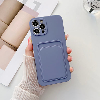 eybag Phone Case For iphone 11 12 13 pro max XR x xs max 7 8 plus se 12 mini 12 pro Soft Silicone Wallet Card Holder cover