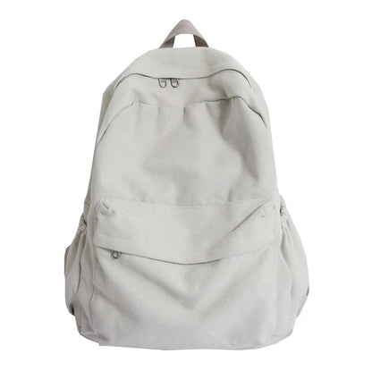 eybag Canvas Casual Women's Backpack NEW Women Travel Fashion High Capacity Men Rucksack Solid Color Backpack Boy Student SchoolBag