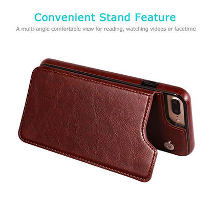 eybag Retro PU Flip Leather Case For iPhone 13 12 11 Pro Max XS Multi Card Holder Phone Cases For iPhone X 6 6S 7 8 Plus SE2022 Cover