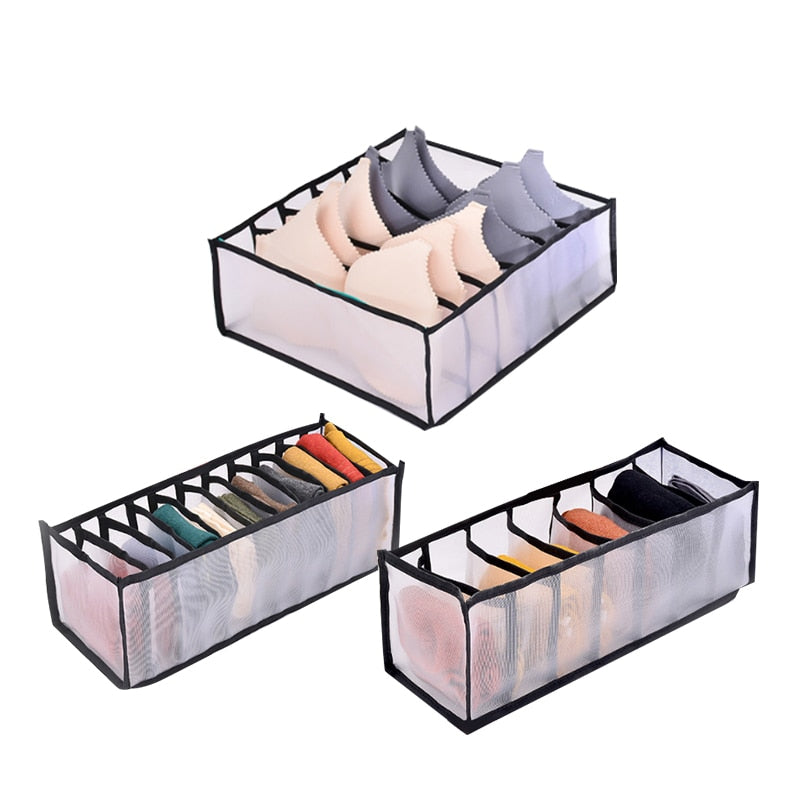 eybag Underwear Bra Organizer Storage Box Drawer Closet Organizers Divider Boxes For Underwear Scarves Socks Bra