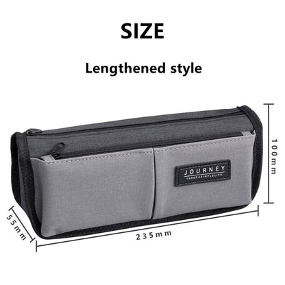 eybag Extended canvas pencil cases School large capacity pencil case boy pencil bag Simple pen case Student stationery bag big pen bag