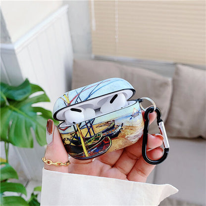 eybag Van Gogh oil painting protective case for Airpods Pro cover bluetooth wireless earphone charging bag for airpod 2 air pod cases