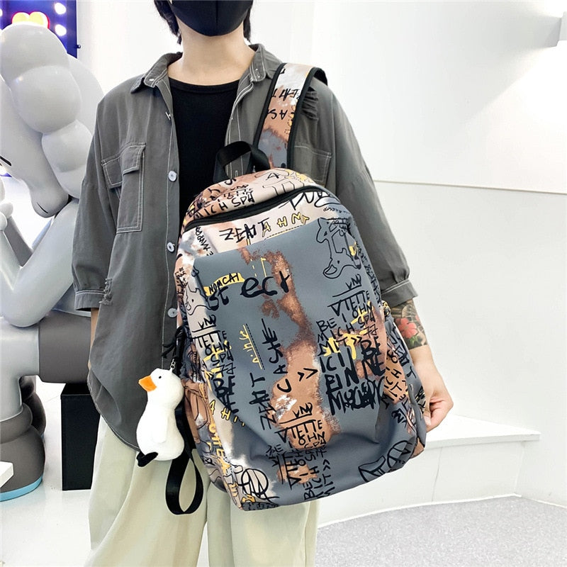 eybag Casual Women's Backpack Oxford Waterproof Travel Large Capacity School Bags For Girls Casual Fashion Printing Men's Backpacks