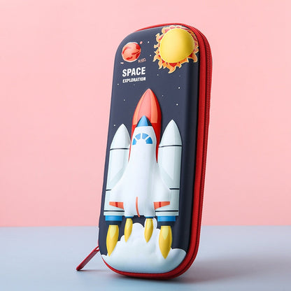 eybag Pencil Case Kawaii School Pencil Cases Stationery Estuche 3D Space Pen Case Unicorn School Supplies Trousse Scolaire Pencil Box