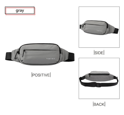 Lkblock Men Waist Bag Pack Purse Casual Large Phone Belt Bag Pouch Women's Canvas Travel Phone Bag Fanny Banana Bag Hip 4 Pockets