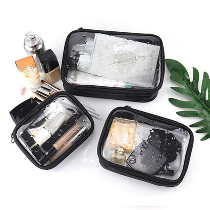 eybag Transparent PVC Cosmetic Bag for Women Waterproof Clear Makeup Bags Beauty Case Make Up Organizer Storage Bath Toiletry Wash Bag