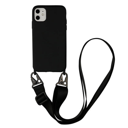 eybag Silicone Lanyard Phone Case For iPhone 12 13 11 Pro Max 7 8 Plus X XR XS Max Ultra Cover With Neck Strap Crossbody Necklace Cord