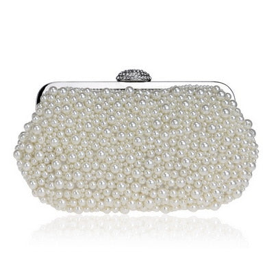 eybag Women messenger beaded women vintage evening bags imitation pearl shell women bag shoulder bags,diamonds clutch bag for wedding