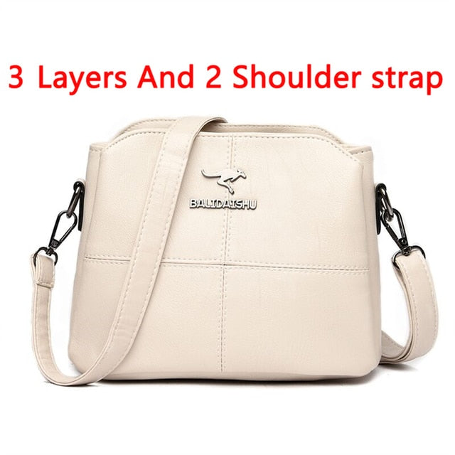 eybag Women Embroidery Tote Bag High Quality Leather Ladies Handbags Women Shoulder Bag Small Crossbody Bags For Women Sac a Main