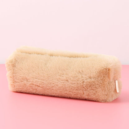 eybag Cute Plush Pencil Pouch Pen Bag for Girls Kawaii Stationery Large Capacity Pencil Case Pen Box Cosmetic Pouch Storage Bag