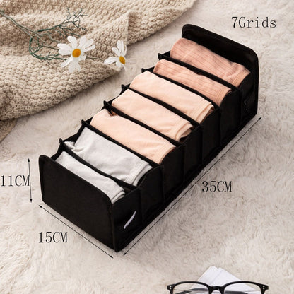 eybag Jeans Sweater Storage Box Foldable Closet Organizer Drawer Divider Organizer For Pants Clothes Underwear Socks Organizer Boxes