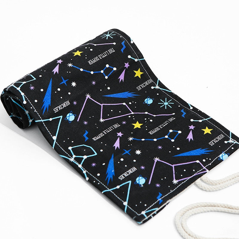 eybag Pencil Case 24/36/48 Holes Colorful Kawaii School Supplies Art Pen Bags Box Cute Pencil Cases Pouch Students Storage Stationery