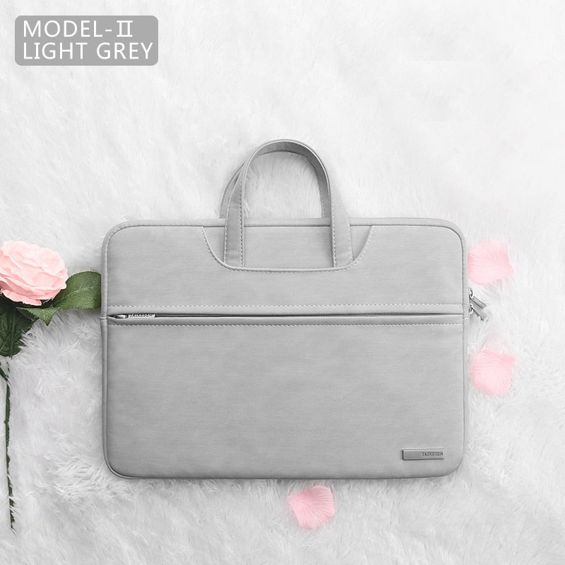 eybag PU Leather women Laptop Bag Notebook Case Carrying Briefcase for Macbook Air 13.3 14 15.6 inch men Handbags shoulder sleeve Bag