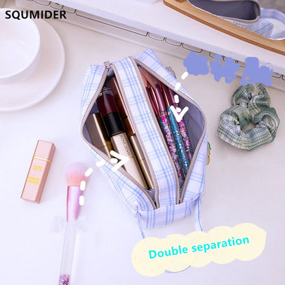 eybag style Cute pencil case Large capacity school pencil bag canvas pen case student stationery bag girl student storage bag gifts