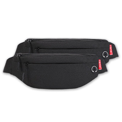 Lkblock Men Waist Bag Pack Purse Casual Large Phone Belt Bag Pouch Women's Canvas Travel Phone Bag Fanny Banana Bag Hip 4 Pockets