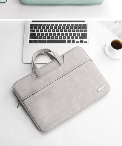 eybag PU Leather women Laptop Bag Notebook Case Carrying Briefcase for Macbook Air 13.3 14 15.6 inch men Handbags shoulder sleeve Bag