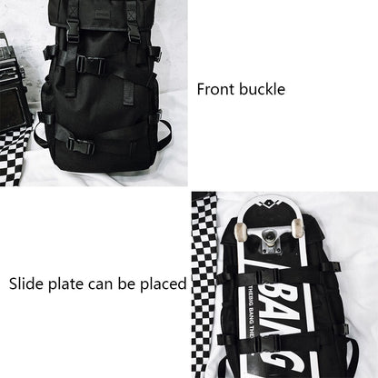 eybag Trend Cool Street Travel Backpack Men School Backpacks for Teenager College Style Backpack for Boys Fashion Men's Skateboard Bag