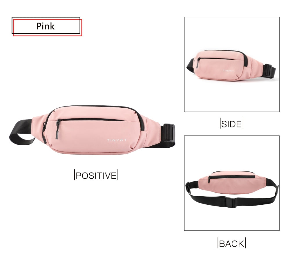 Lkblock Men Waist Bag Pack Purse Casual Large Phone Belt Bag Pouch Women's Canvas Travel Phone Bag Fanny Banana Bag Hip 4 Pockets