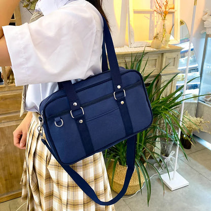 eybag JK Uniform Bag School Girls Preppy Style Japanese JK Shoulder Bag Small Nylon Bag Handbags Simple Hand Bag Crossbody Bags Women