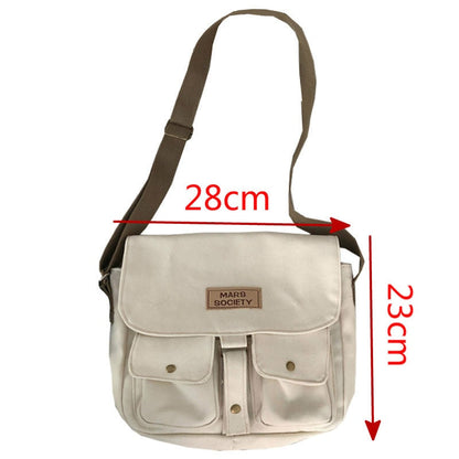 eybag Women's Canvas Bag Japanese Department Harajuku Windsuit Messenger Bag Female Korean Students Shoulder Bags