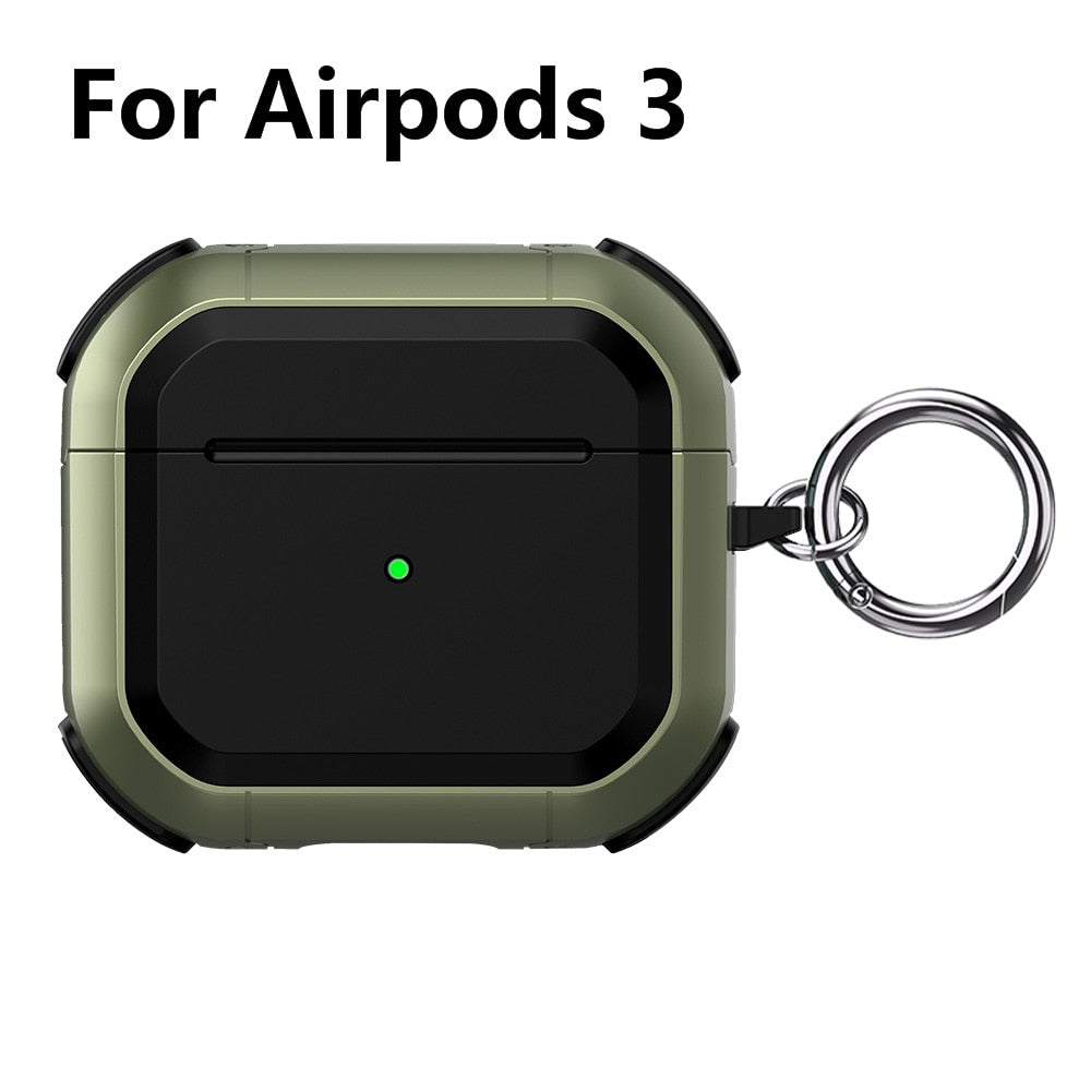 eybag Armor TPU Case For Apple Airpods Pro Cover Protective Earphone Case Headphones Cases For Apple Airpods Pro 3 2 1 Case Cover