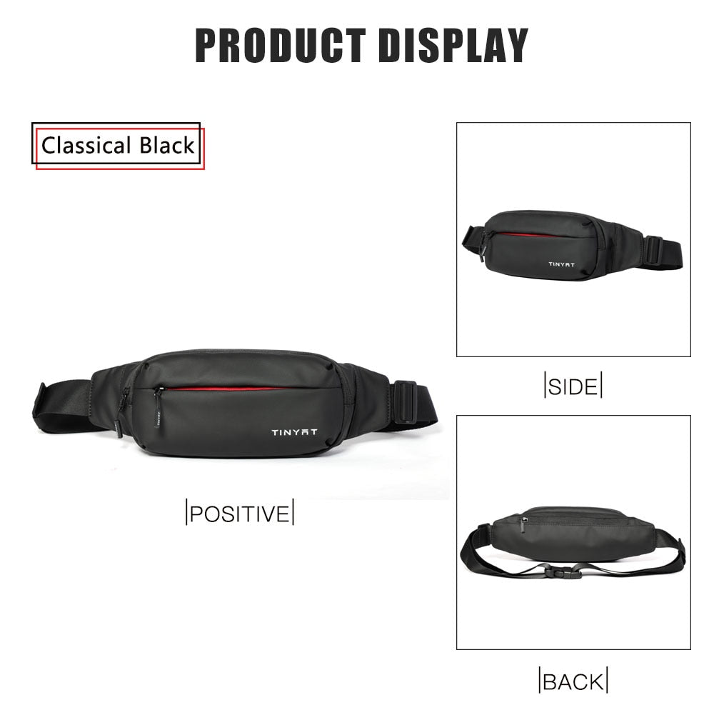 Lkblock Men Waist Bag Pack Purse Casual Large Phone Belt Bag Pouch Women's Canvas Travel Phone Bag Fanny Banana Bag Hip 4 Pockets