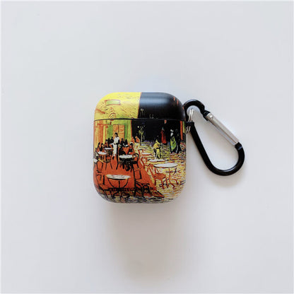 eybag Van Gogh oil painting protective case for Airpods Pro cover bluetooth wireless earphone charging bag for airpod 2 air pod cases