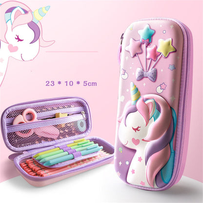 eybag Pencil Cases Unicorn Trousse Kawaii Stationery Licorne Etui Estuche Case School Supplies Cute Papeleria Astronaut Pencil Box Bag