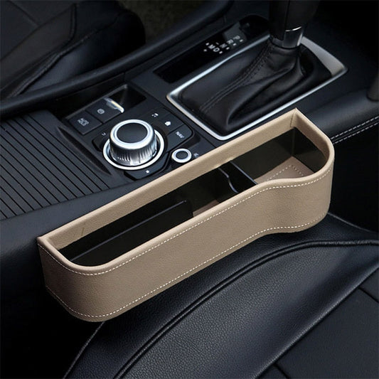 eybag Leather Car Cup Holder Seat Organizer Holder Multifunctional Auto Seat Gap Storage Box Abs Seat Seam Pockets Trunk Organizer