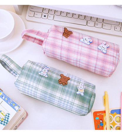 eybag style Cute pencil case Large capacity school pencil bag canvas pen case student stationery bag girl student storage bag gifts