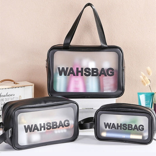 eybag Storage Toiletry Organize Waterproof PVC Travel Cosmetic Portable Bag Transparent Zipper Makeup storage bag Case Female Wash Kit