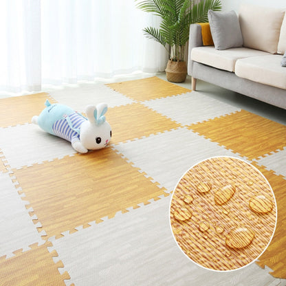 Wooden Baby Play Puzzle Mat EVA Foam Soft Floor Splicing Interlocking Kids Rugs Children Living Room Decoration Crawling Pad