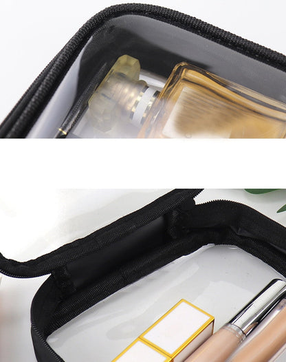 eybag Transparent PVC Cosmetic Bag for Women Waterproof Clear Makeup Bags Beauty Case Make Up Organizer Storage Bath Toiletry Wash Bag