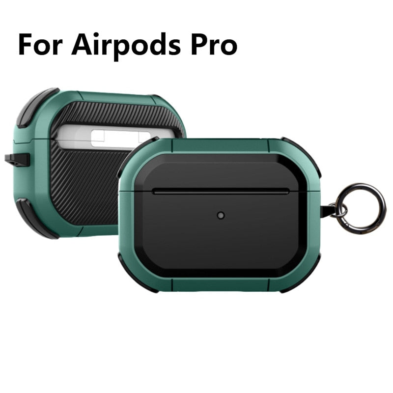 eybag Armor TPU Case For Apple Airpods Pro Cover Protective Earphone Case Headphones Cases For Apple Airpods Pro 3 2 1 Case Cover