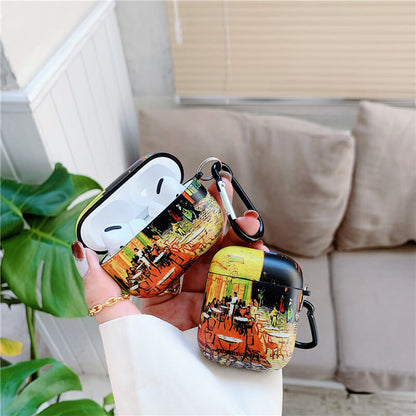 eybag Van Gogh oil painting protective case for Airpods Pro cover bluetooth wireless earphone charging bag for airpod 2 air pod cases