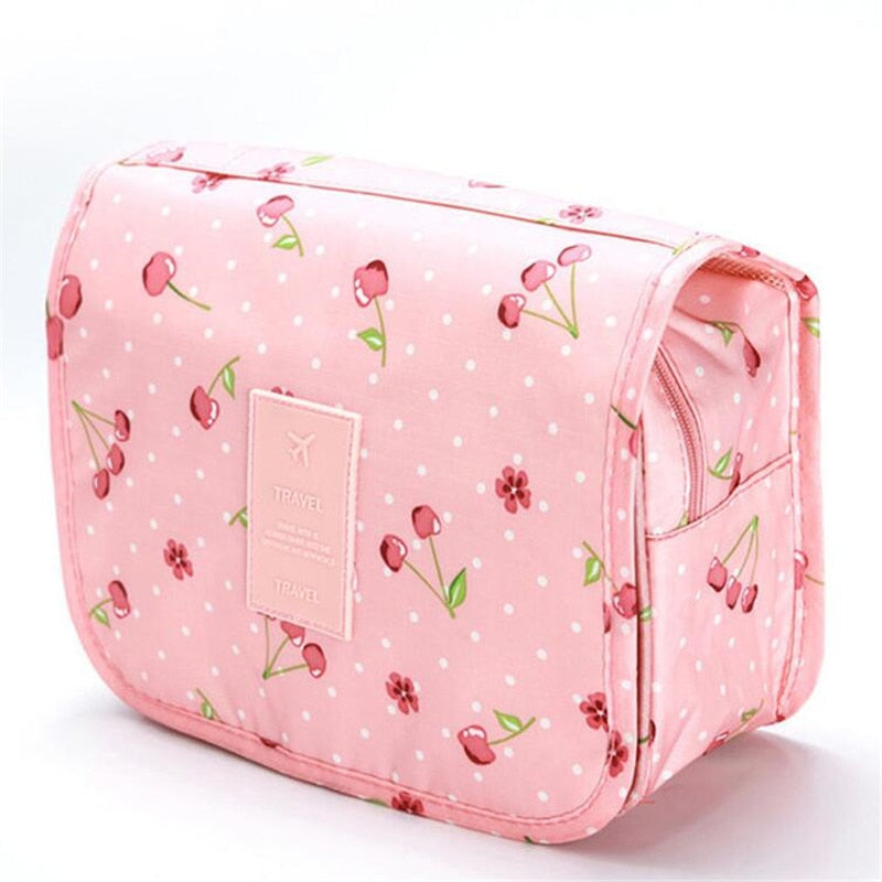 Lkblock Hook Cosmetic Bags For Women Travel Makeup Pouch Waterproof Toiletries Storage Bag Ladies Neceser Make Up Organizer Beauty Bag