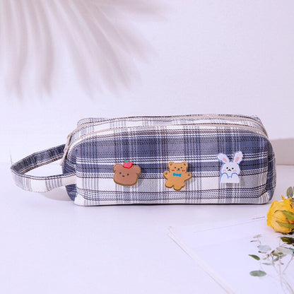 eybag style Cute pencil case Large capacity school pencil bag canvas pen case student stationery bag girl student storage bag gifts