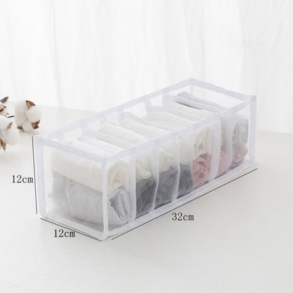 eybag Sweater Clothes Storage Grid Boxes Student Dormitory Wardrobe Closet Drawer Organizer T-shirt Pants Clothing Separation Box