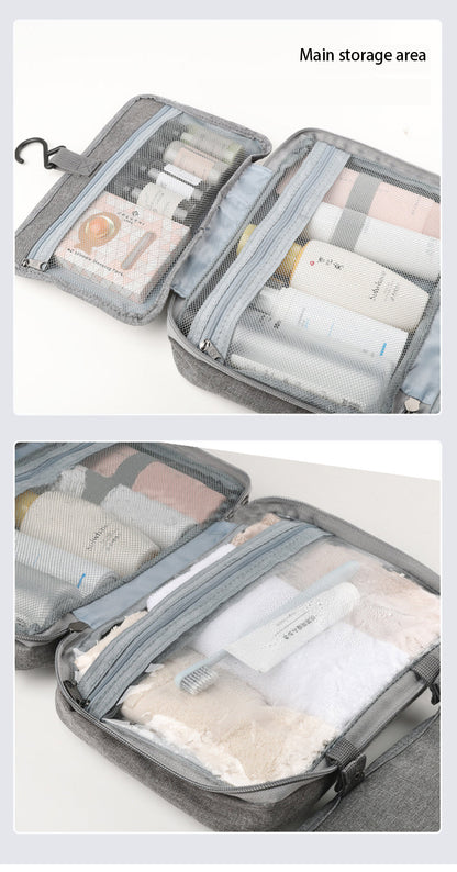 eybag Portable Travel Storage Bag for Women Cosmetic Toiletry Underwear Organizer Bag Waterproof Large Makeup Suitcase Make Up Bags