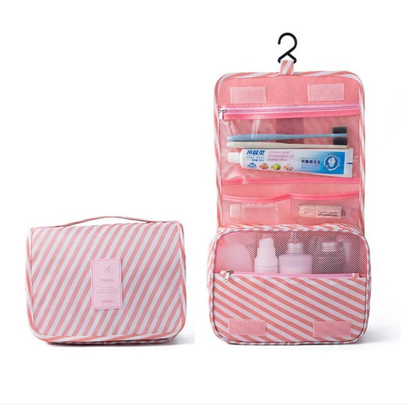 eybag Hook Cosmetic Bags For Women Travel Makeup Pouch Waterproof Toiletries Storage Bag Ladies Neceser Make Up Organizer Beauty Bag