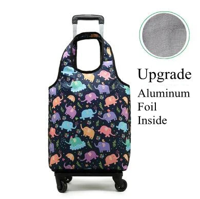 eybag Women Travel trolley bags Women wheeled bag wheels wheeled bags luggage Bags on wheels water proof Rolling Luggage Backpack bag