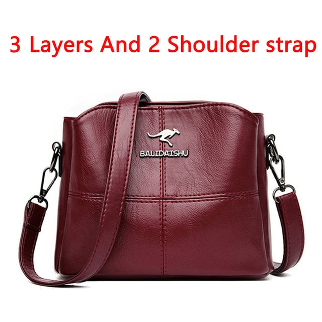 eybag Women Embroidery Tote Bag High Quality Leather Ladies Handbags Women Shoulder Bag Small Crossbody Bags For Women Sac a Main