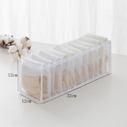 eybag Sweater Clothes Storage Grid Boxes Student Dormitory Wardrobe Closet Drawer Organizer T-shirt Pants Clothing Separation Box