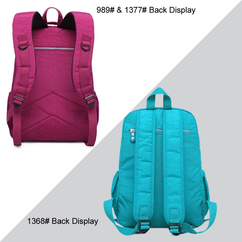 eybag 2022 School Backpack for Teenage Girl Mochila Feminina Women Backpacks Sac A Do Nylon Waterproof Casual Laptop Bagpack Female