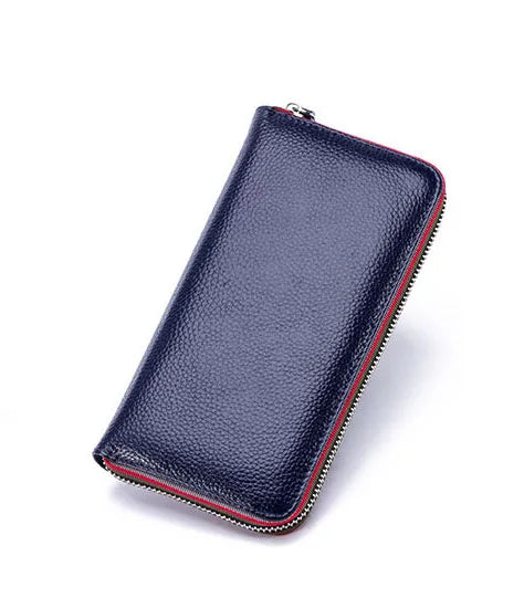 eybag 2024 New Fashion Ladies Long Wallet High-Quality Leather Casual Coin Purse Famous Brand Clutch All-match Big Fried Clip Wallet