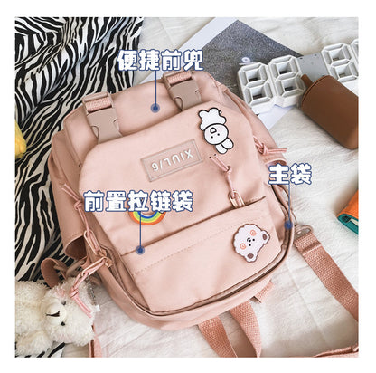 eybag Small Backpack Women Cute Multifunctional Dual-use School Bags for Teenage Girls Student Kawaii Mini Travel Backpacks Ruckpack