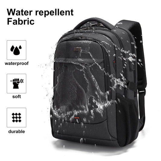 eybag New Fashion Water Resistant Business Backpack For Men Travel Notebook Laptop Backpack Bags USB Charger Male Mochila