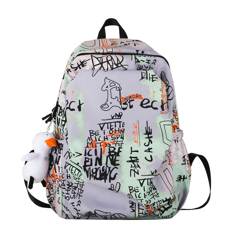 eybag Casual Women's Backpack Oxford Waterproof Travel Large Capacity School Bags For Girls Casual Fashion Printing Men's Backpacks